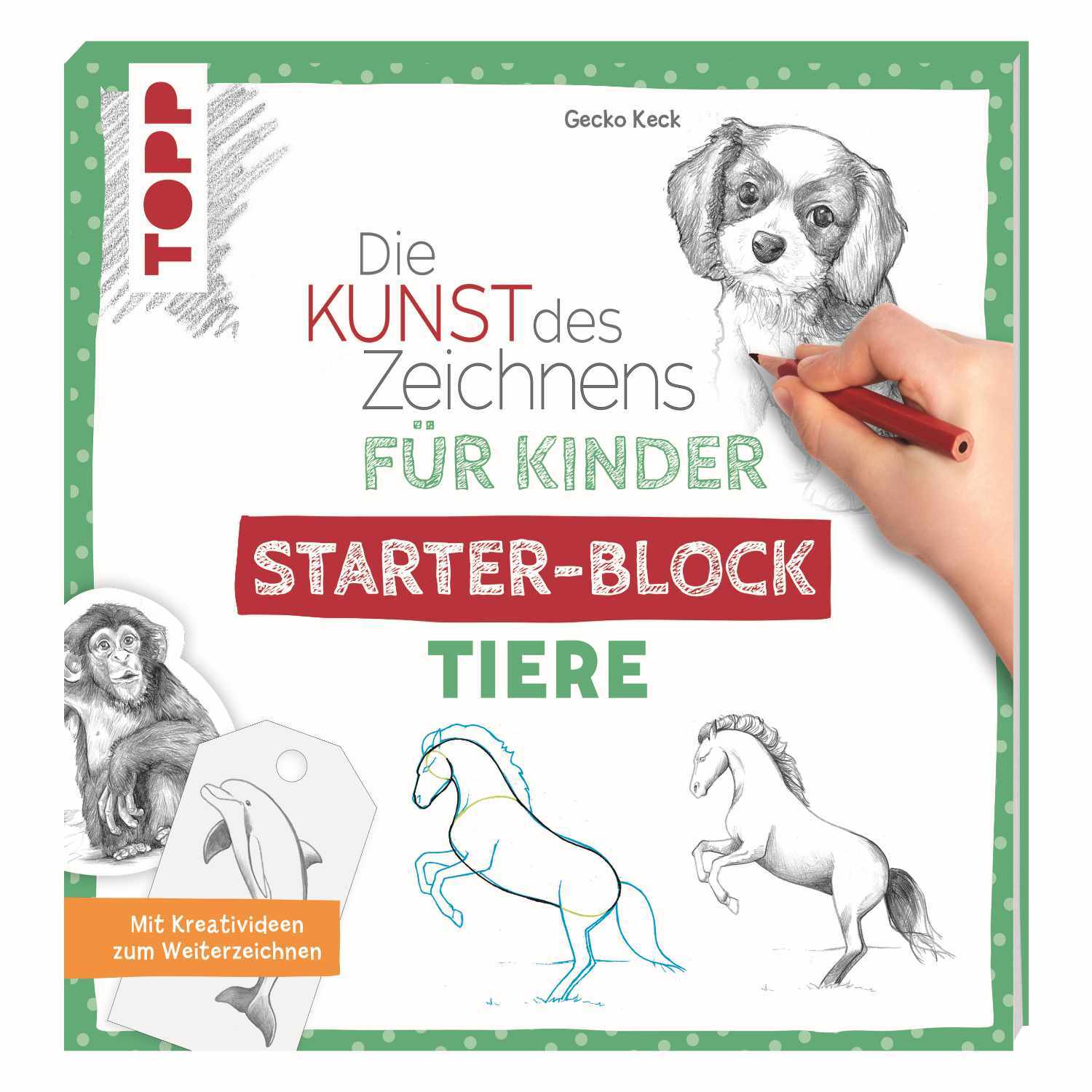 Die Kunst des Zeichnens für Kinder Starter-Block - Tiere
