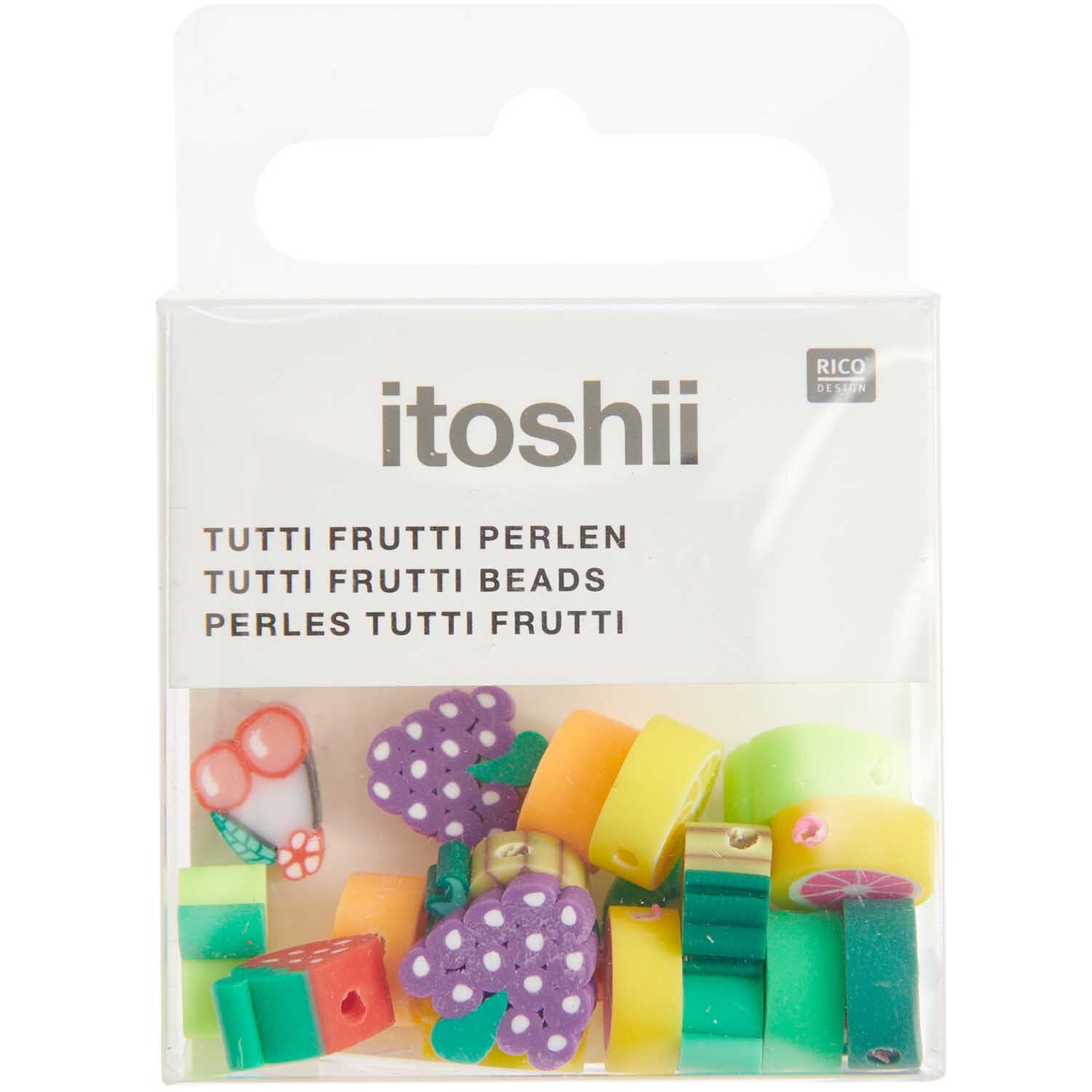 itoshii Tutti Frutti Perlen 11mm 20 Stück