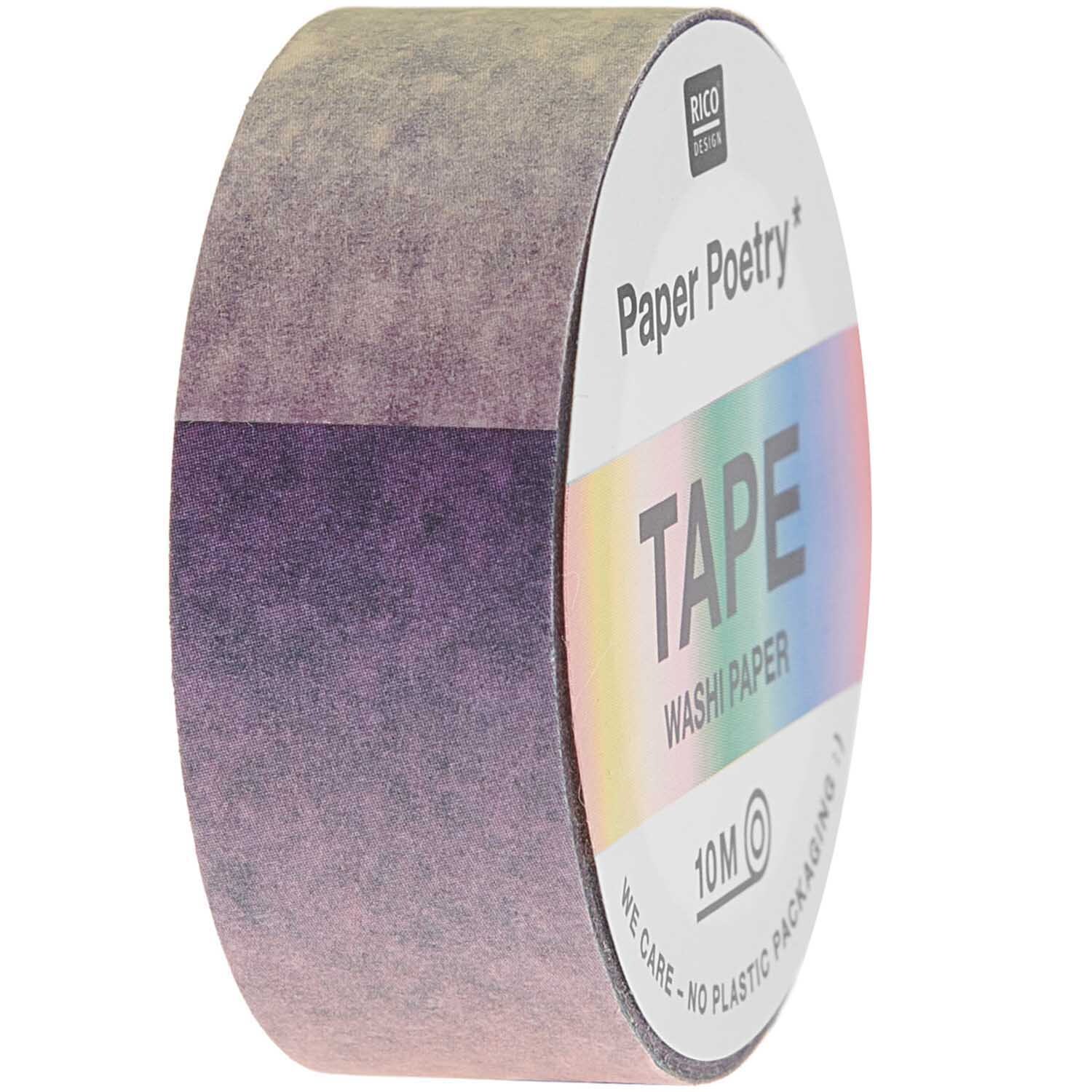Paper Poetry Tape Regenbogen 15mm 10m