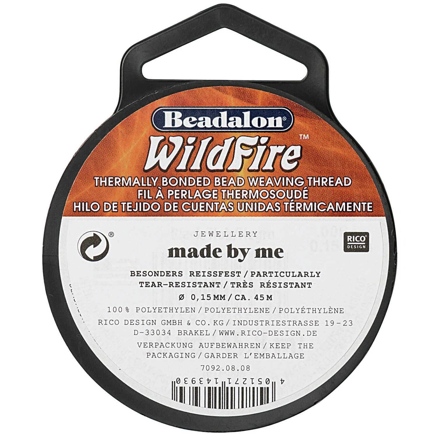 Wildfire Garn schwarz 0,15mm 45m