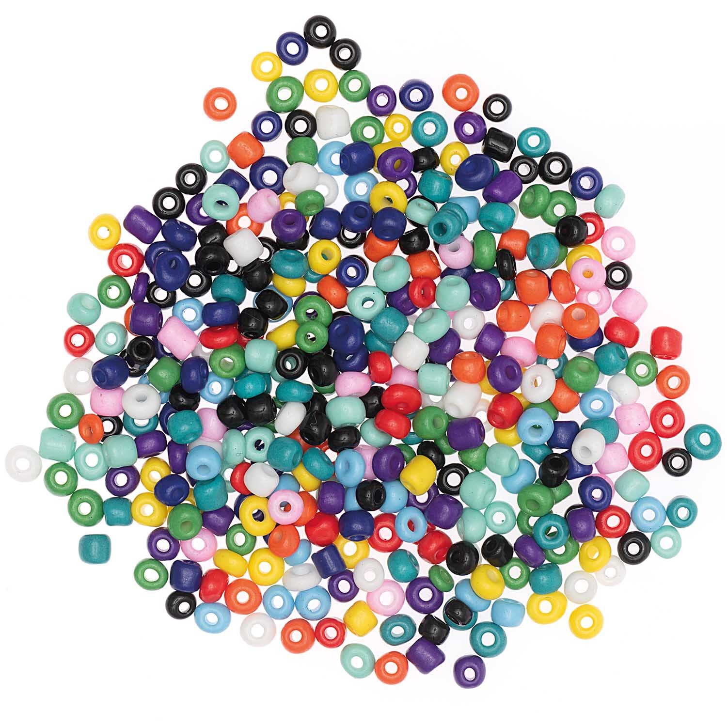 Keramik-Perlen natur multicolor 3mm 30g