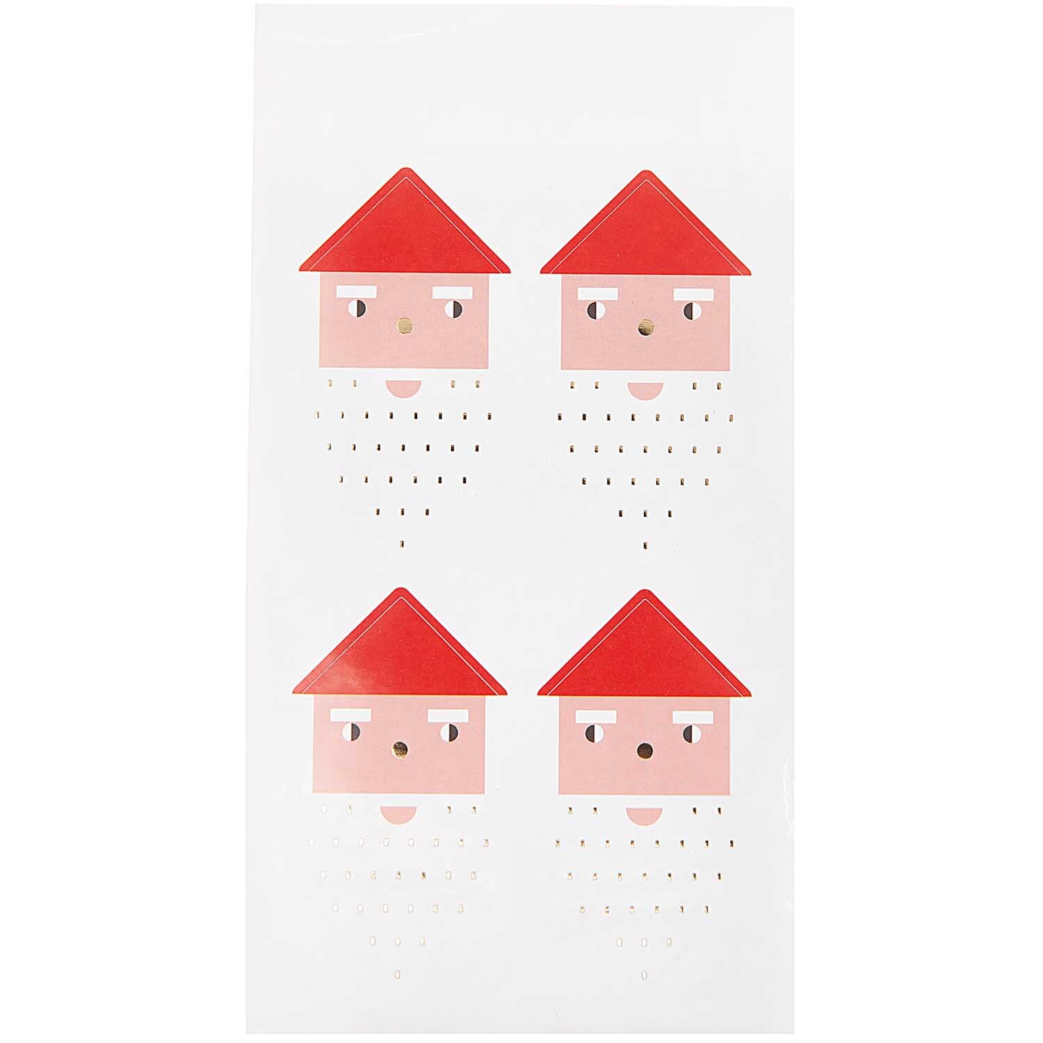 Paper Poetry Sticker Weihnachtsfiguren 4 Blatt