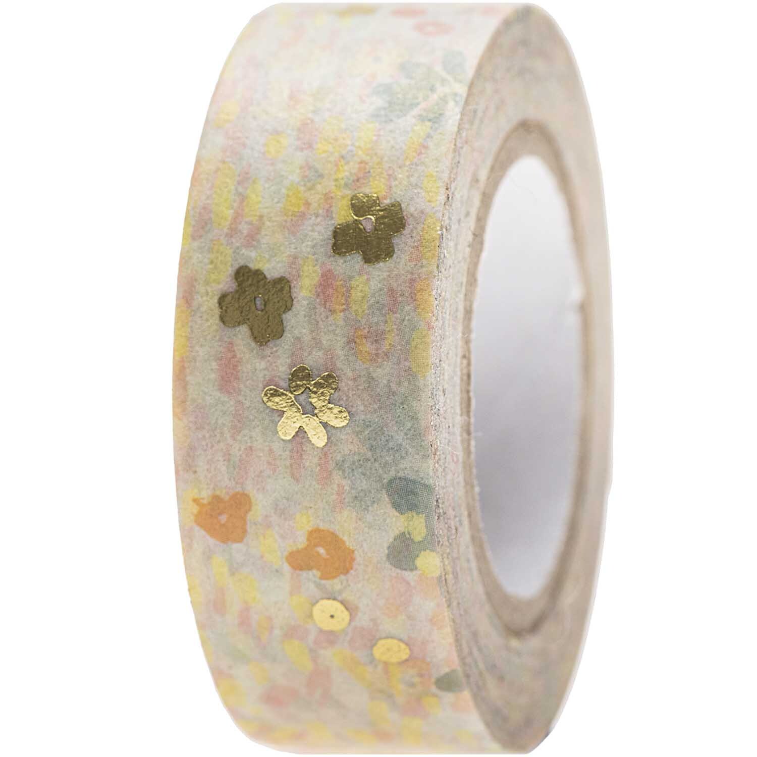Paper Poetry Tape Crafted Nature Blumenwiese blau 1,5cm 10m