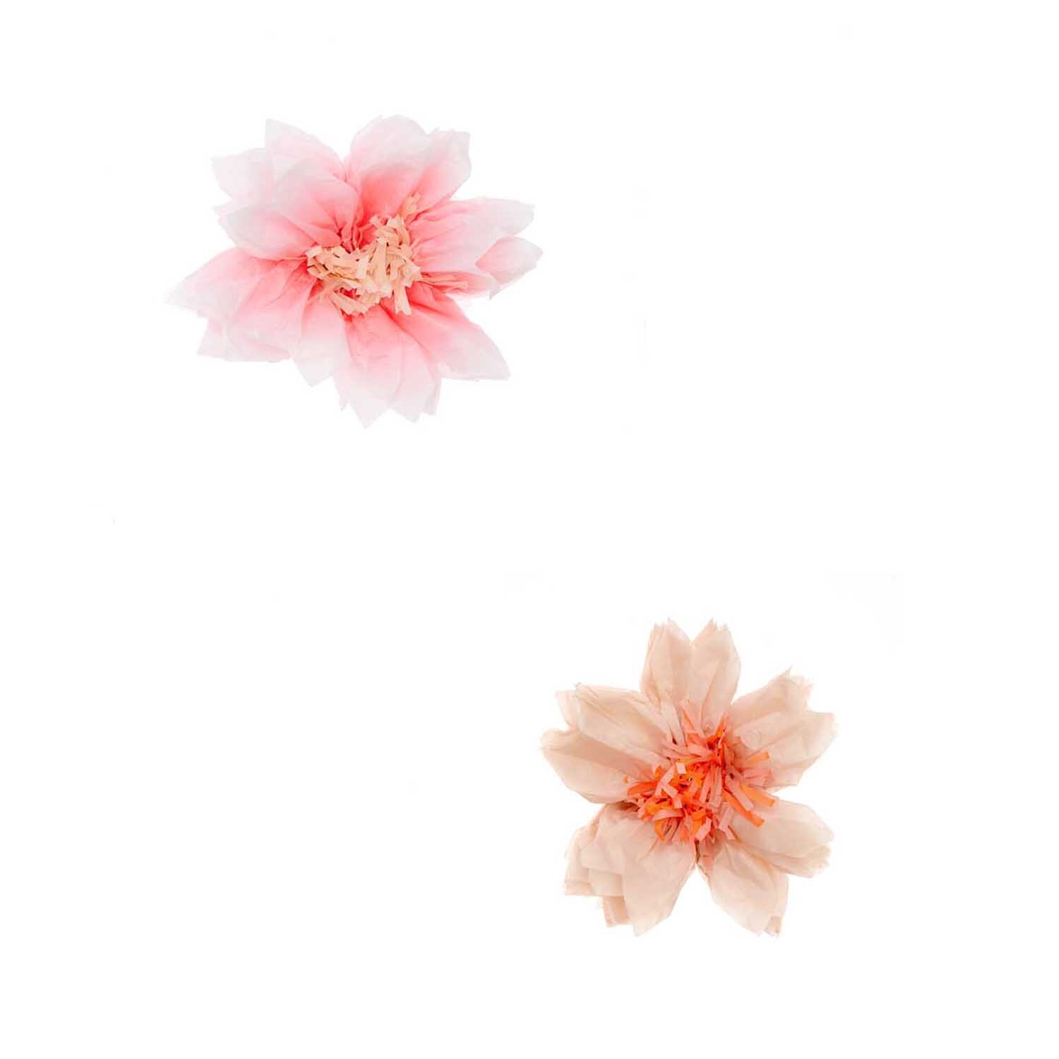 Seidenpapierblumen Kirschblüten 2 Stück