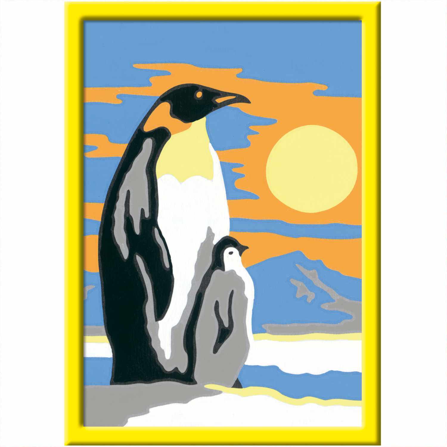 Malen nach Zahlen Süße Pinguine