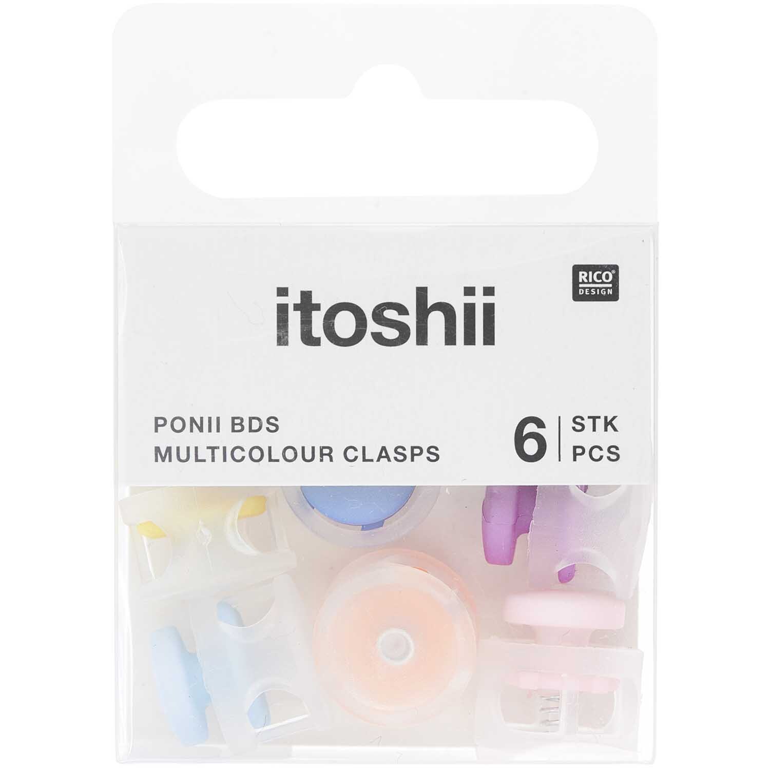 itoshii - Ponii Beads Verschlüsse multicolour 