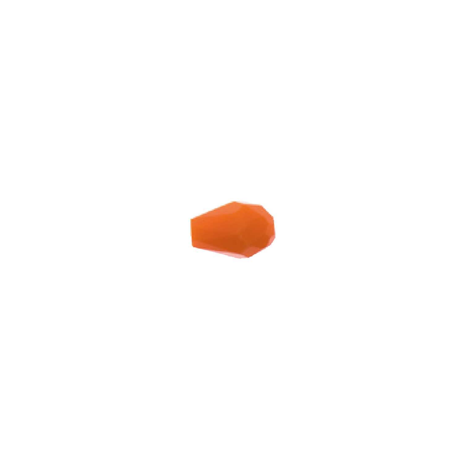 Glasschliffperle orange 5x4mm 15 Stück