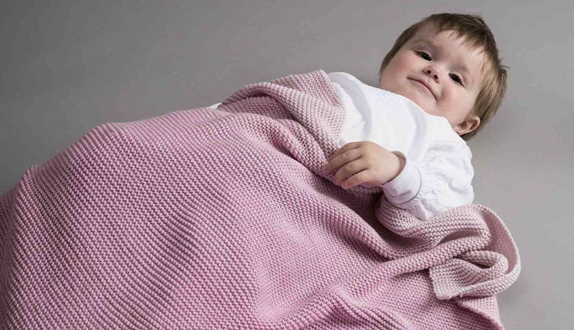 Strickanleitung Babydecke aus Creative Cotton dégradé
