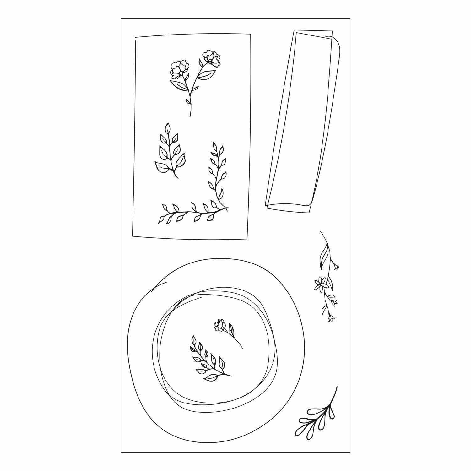 Clear Stamps Drawn Frames by Lisa Jones