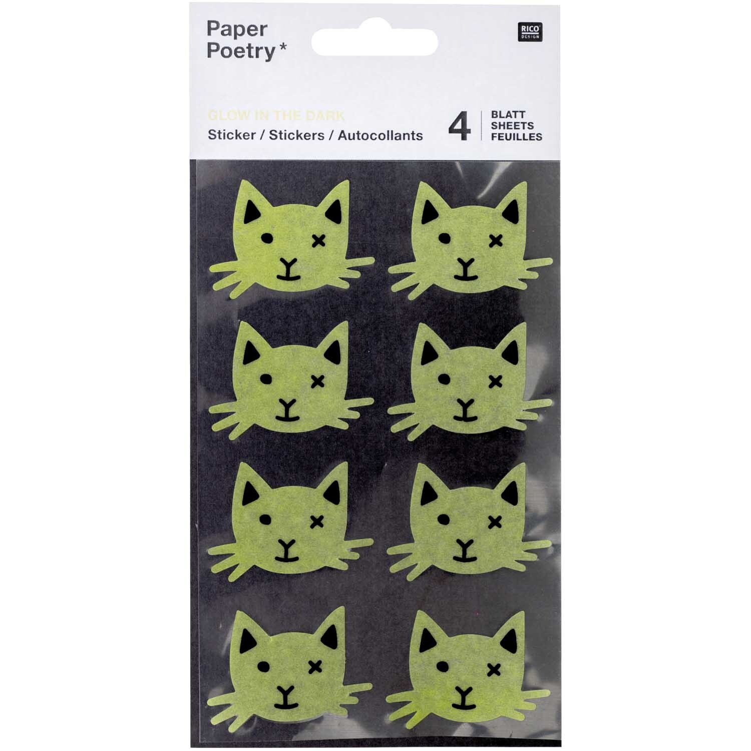 Paper Poetry Washi-Sticker Katzen