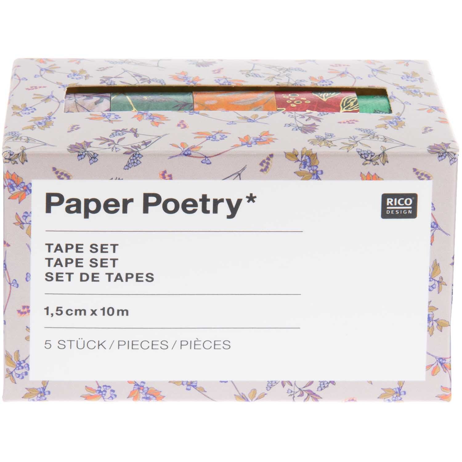 Paper Poetry Tape Set Funny Fall 5teilig