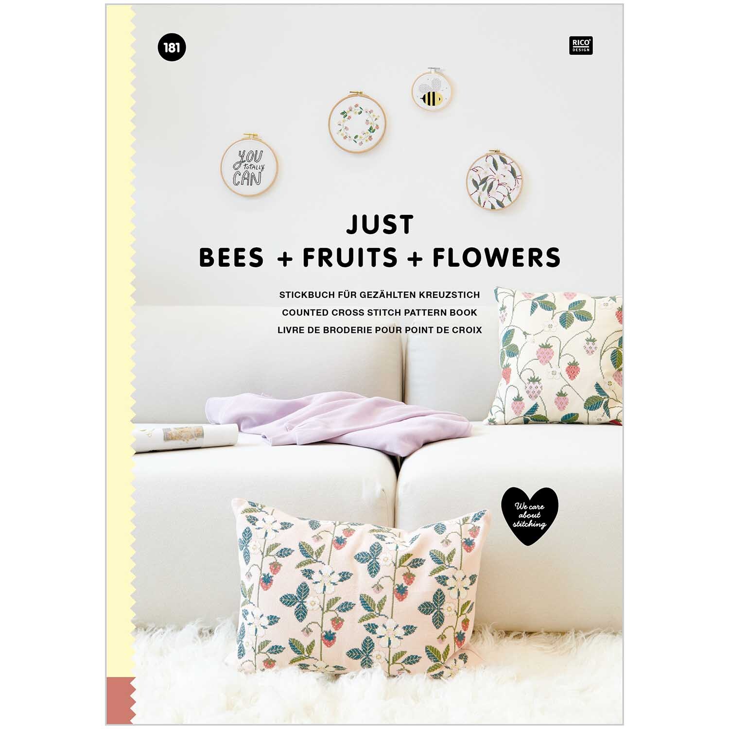 Stickbuch Just Bees + Fruits + Flowers Nr. 181