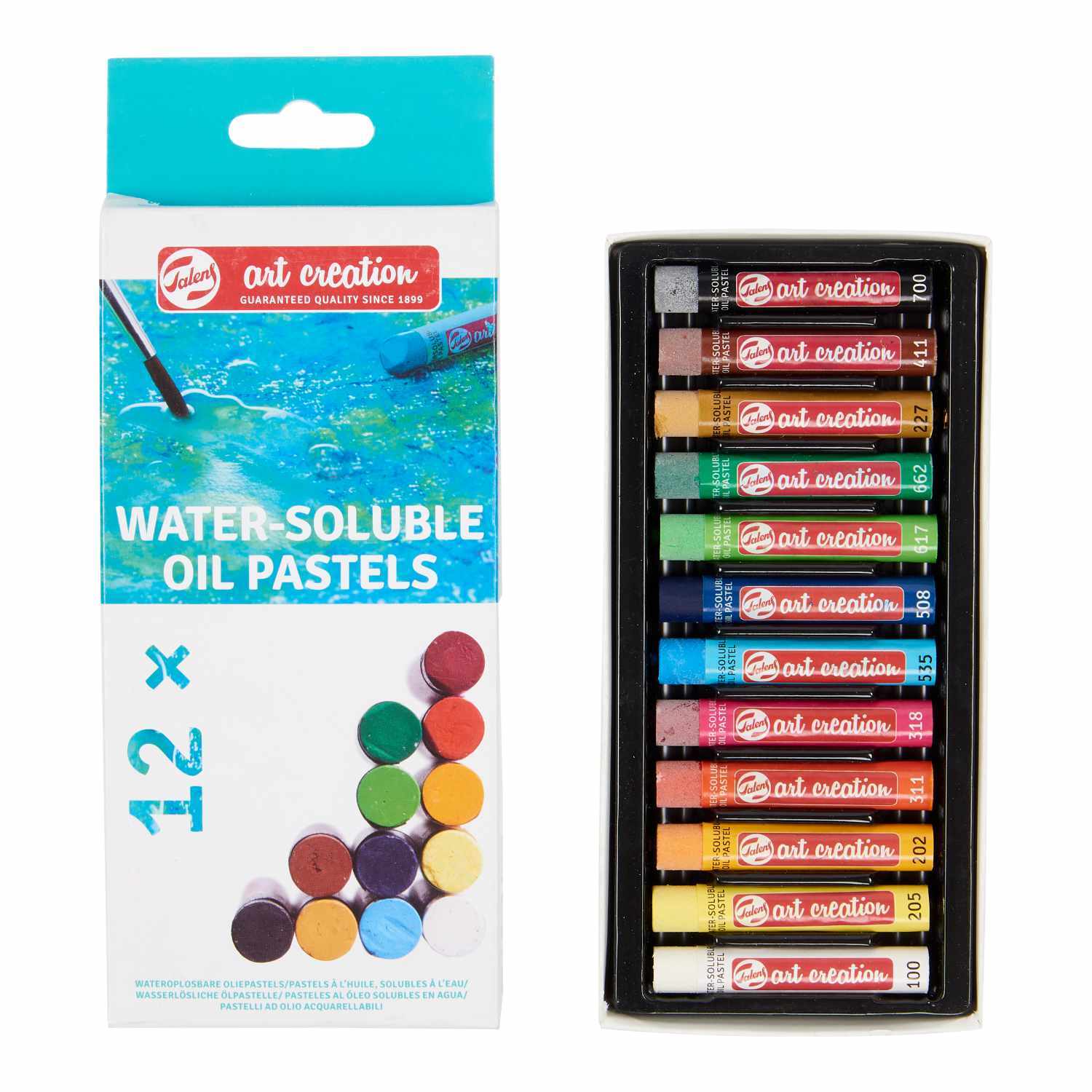 Talens Art Creation Wasserlösliche Ölpastelle Set 12 Farben