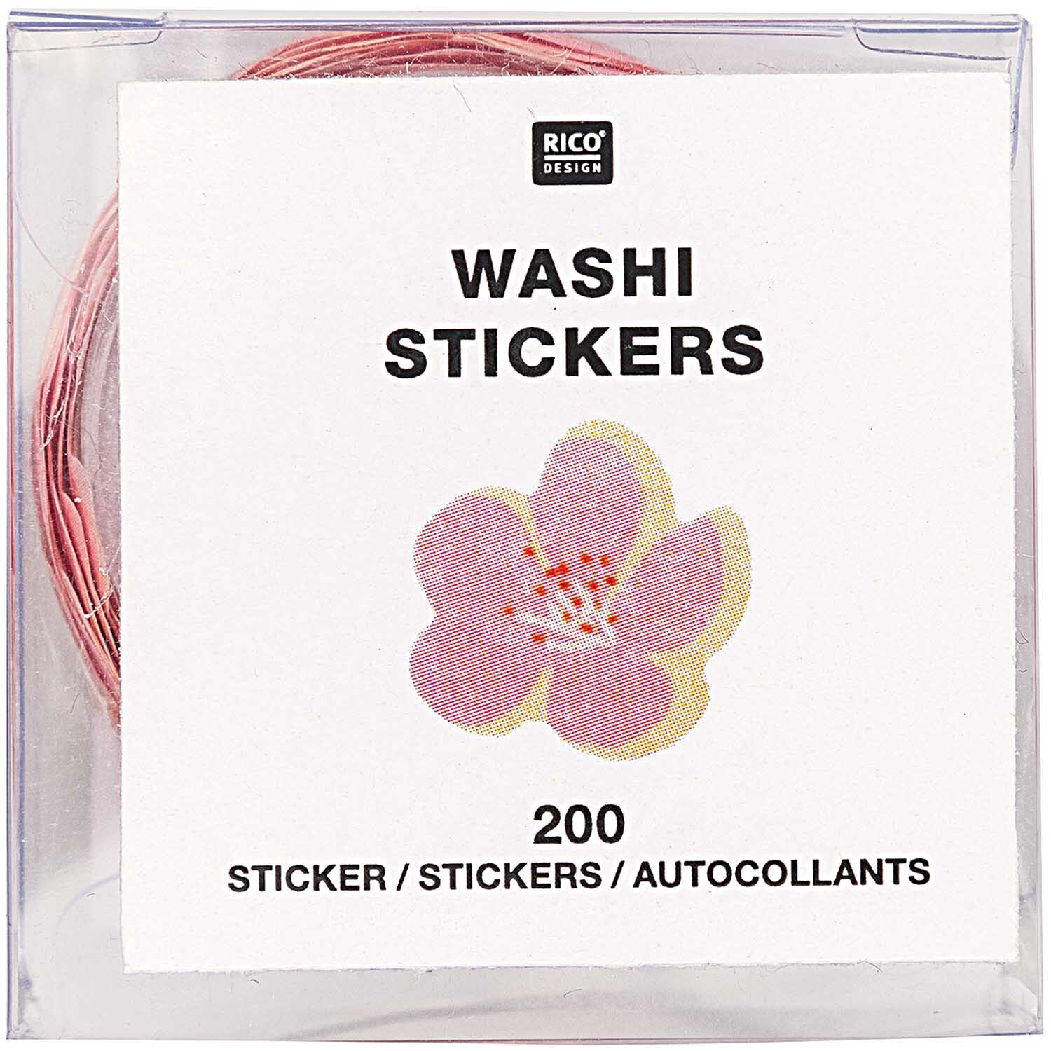 Flower Washi Tape Kirschblüte 200 Sticker