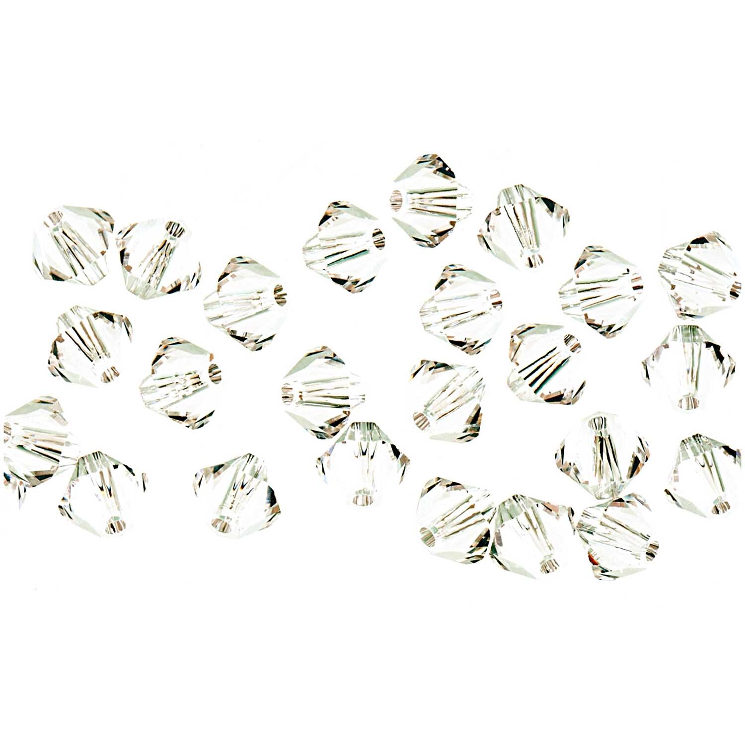 Glasschliff-Perle crystal 4mm 25 Stück