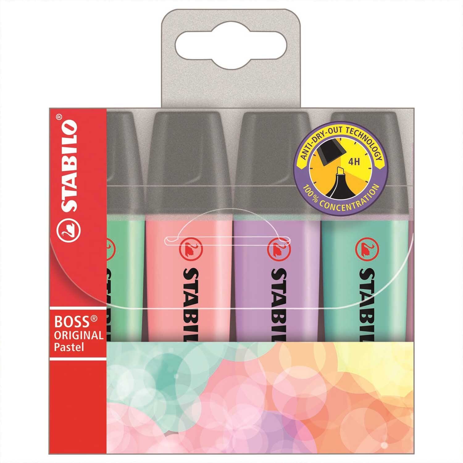 Pastell-Textmarker mit dicken und feinen Köpfen Set aus 12 verschiedenen Farben 12 Textmarker Pastell von SmartPanda 