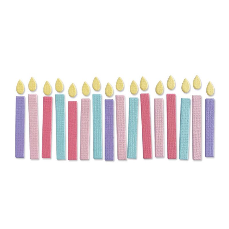 Sizzix Thinlits Die Birthday Candles by Kath Breen