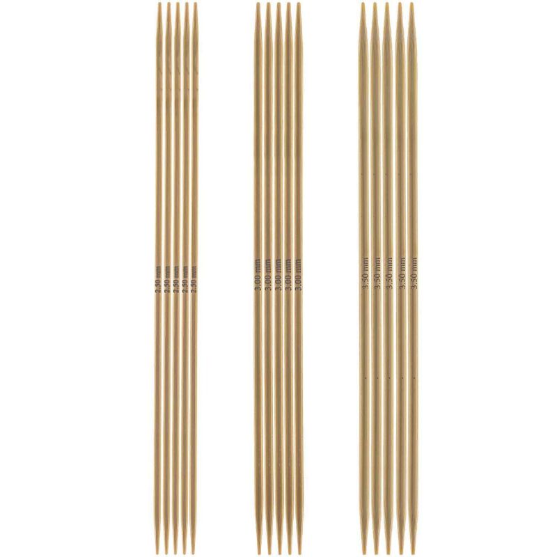 Rico Design Nadelspiel 15cm Bambus