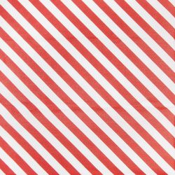Paper Poetry Seidenpapier Streifen rot-weiß 50x70cm 5 Bogen