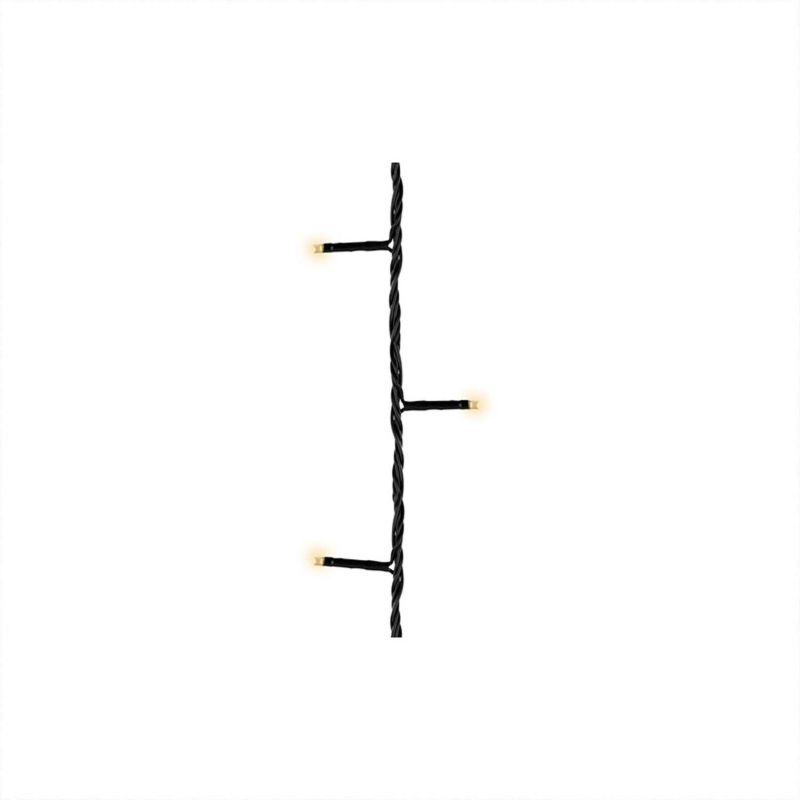LED-Kette Durawise Basic außen schwarz-warmweiß 350cm