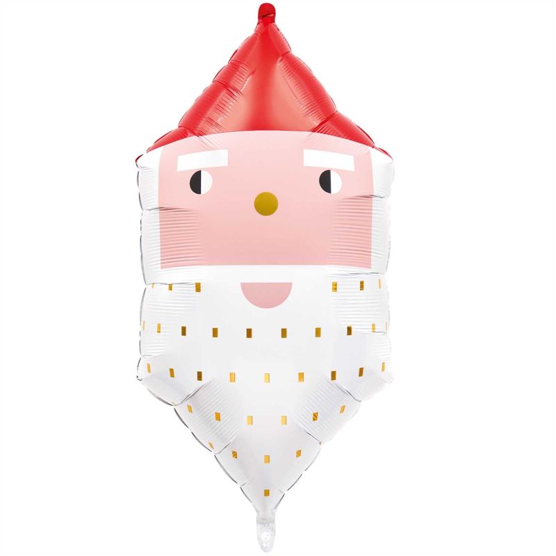 YEY! Let's Party Folienballon Weihnachtsmann 41x82x33cm