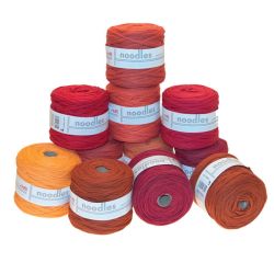 noodles Textilgarn Rottöne ca. 500-700g