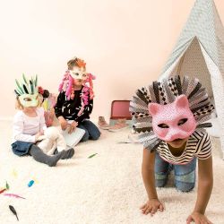 Anleitung tierische Karnevalsmasken