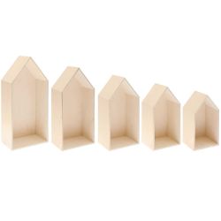 Rico Design Holz-Deko-Häuser aus Holz