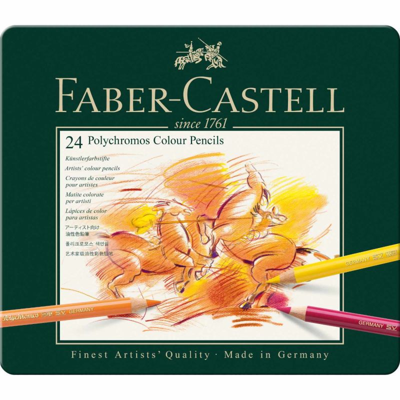 Faber Castell Polychromos Metalletui 24teilig