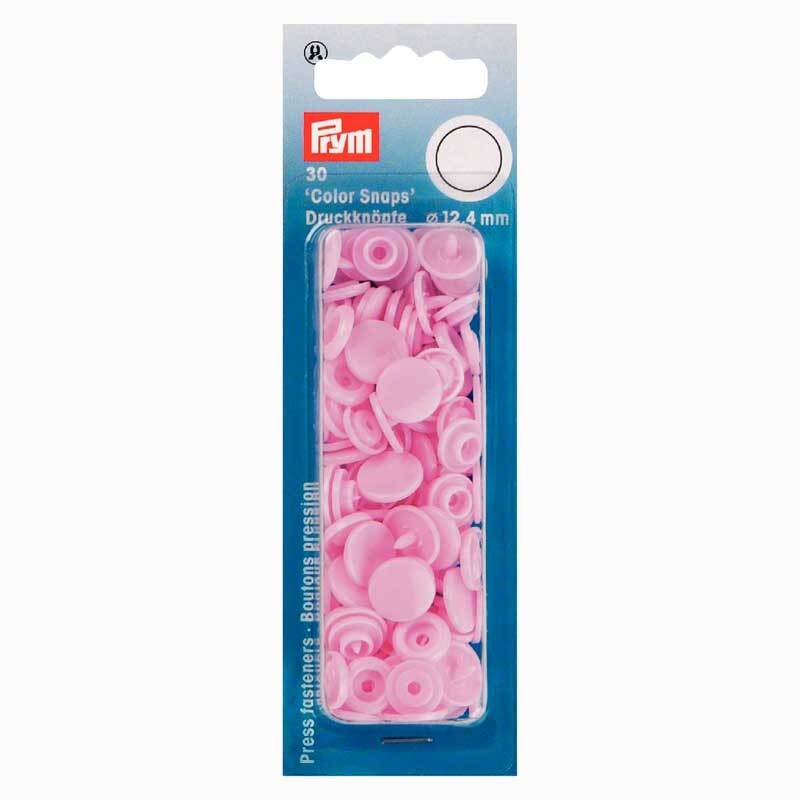 Prym Color Snaps Druckknöpfe rosa 12,4mm 30 Stück