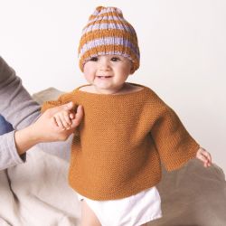 Strickanleitung Pullover & Mütze aus Baby Classic dk