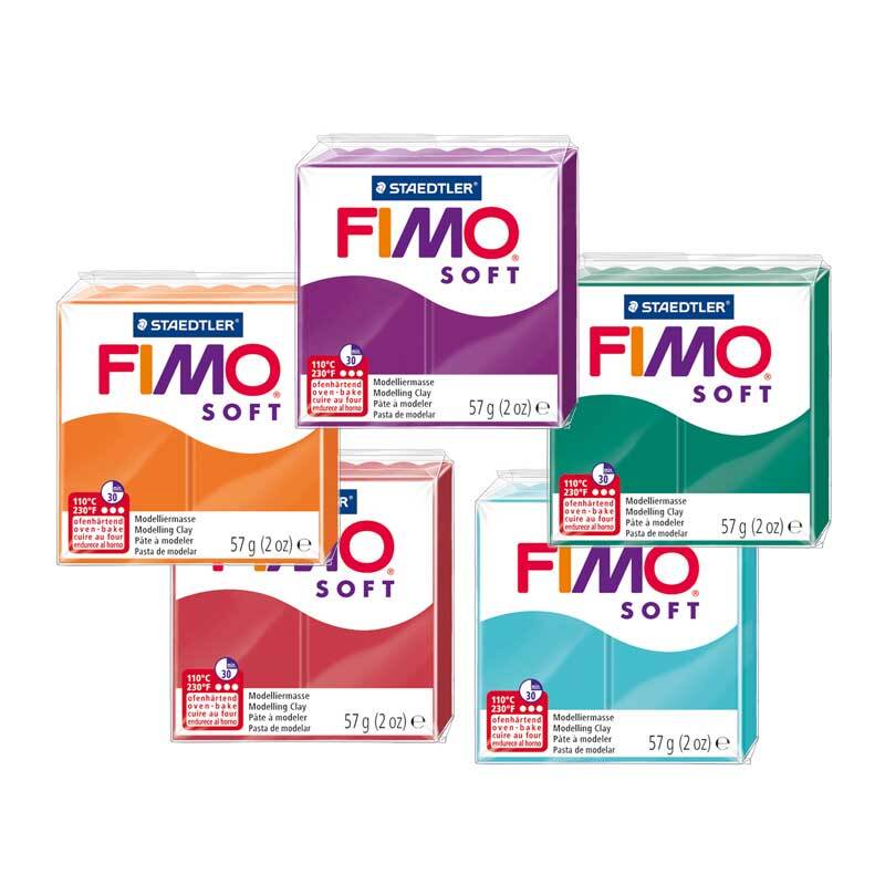FIMO Silikonform Motivform für Fimo Kids Soft Modelliermassen Knete Motivformen 