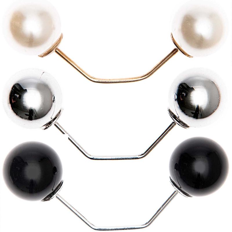 Jewellery Made by Me Zwei-Perlen-Pin 65mm 1 Stück