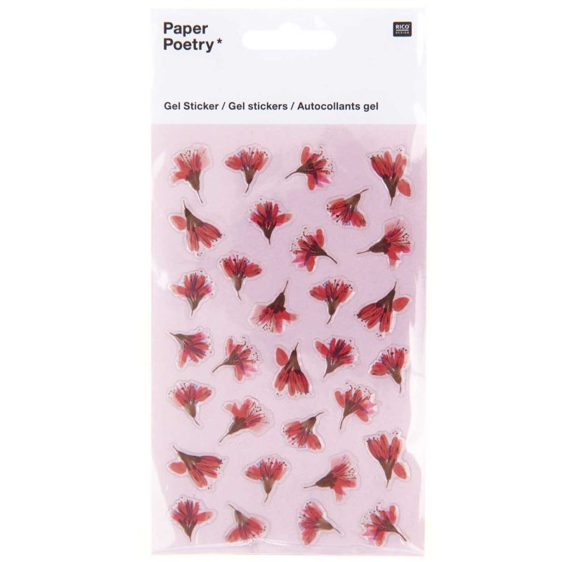 Paper Poetry Gelsticker Kirschblüten 1 Blatt