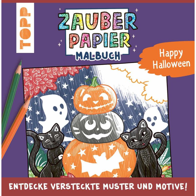 TOPP Zauberpapiermalbuch Happy Halloween
