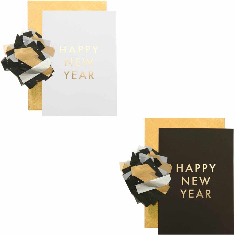 Paper Poetry Grußkartenset Happy New Year