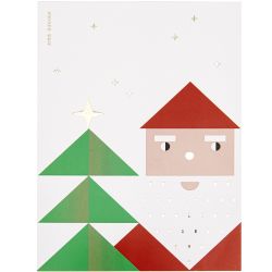 Paper Poetry Notizblock Weihnachtsmann A5 50 Blatt 100g/m²