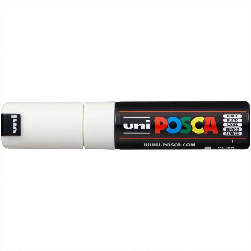 uni POSCA-Marker PC-8K weiß 8mm