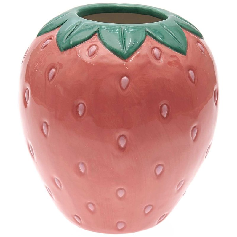 Rico Design Keramik Vase Erdbeere Ø14cm