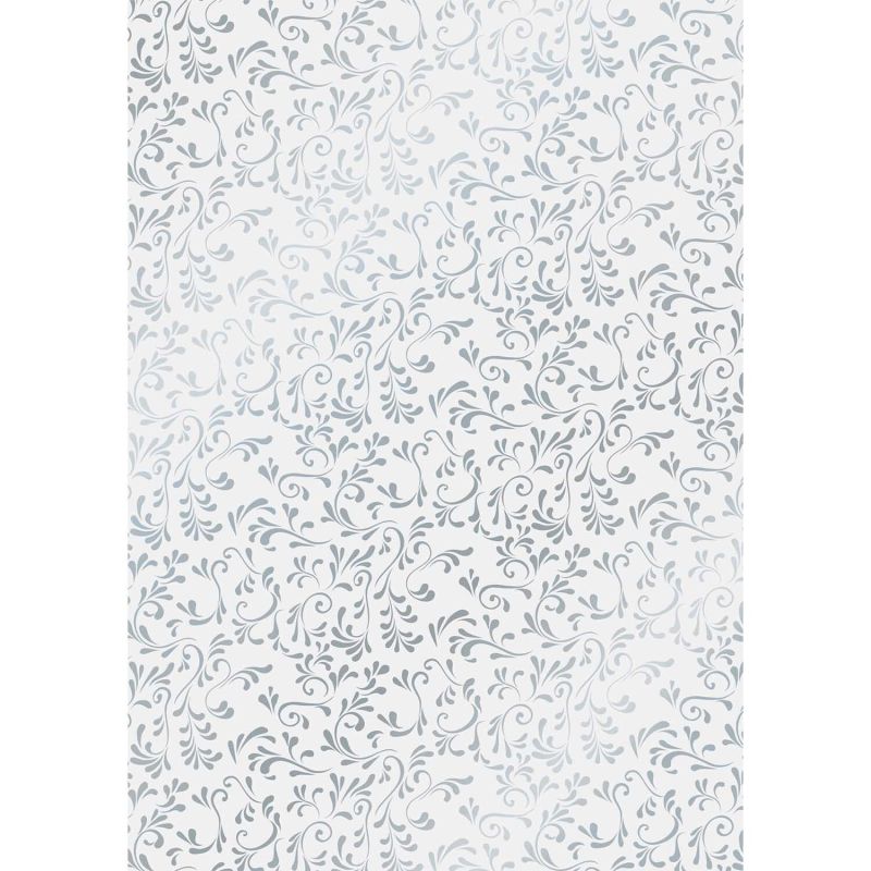 HEYDA Transparentpapier Primavera Roma silber 50x70cm 115g/m²