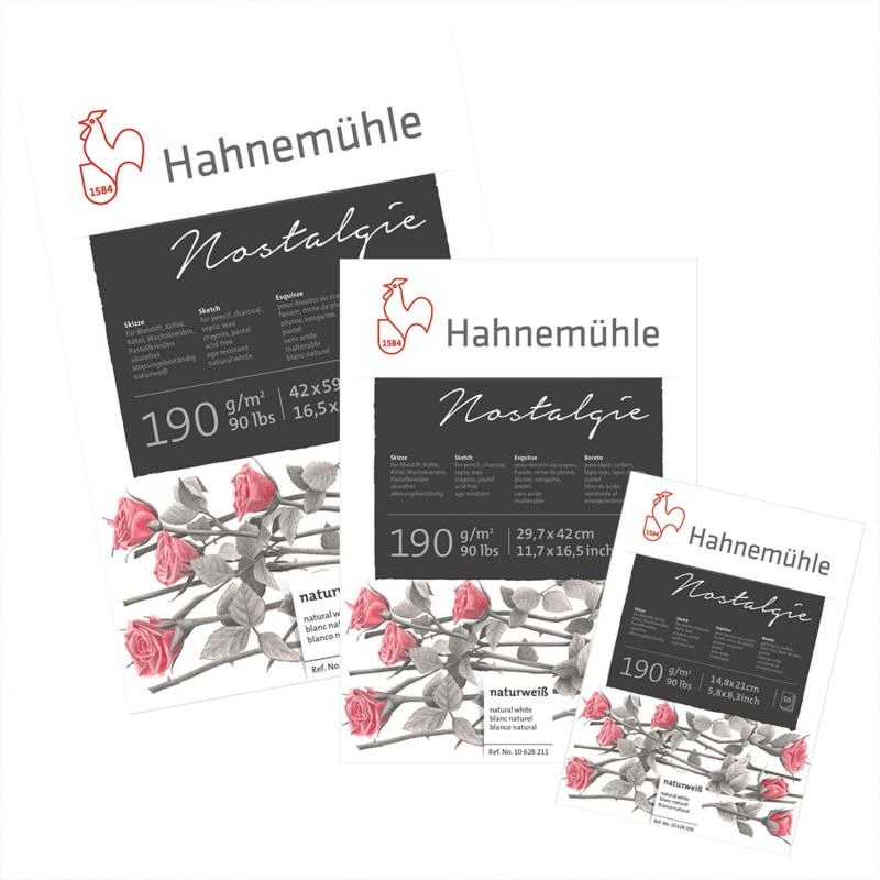 Hahnemühle Skizzenblock Nostalgie 190g/m² 50 Blatt