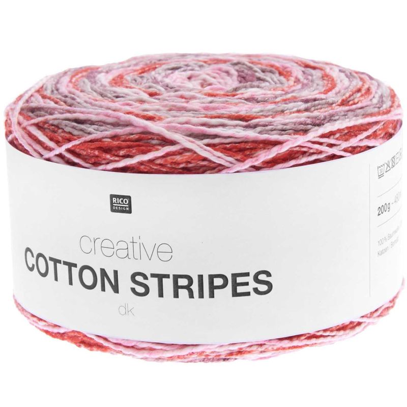 Rico Design Creative Cotton Stripes dk 250g 480m