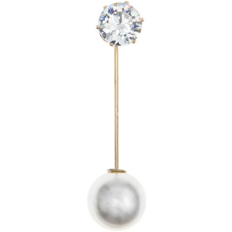 Rico Design Strassstein-Perlen-Pin gerade 5cm