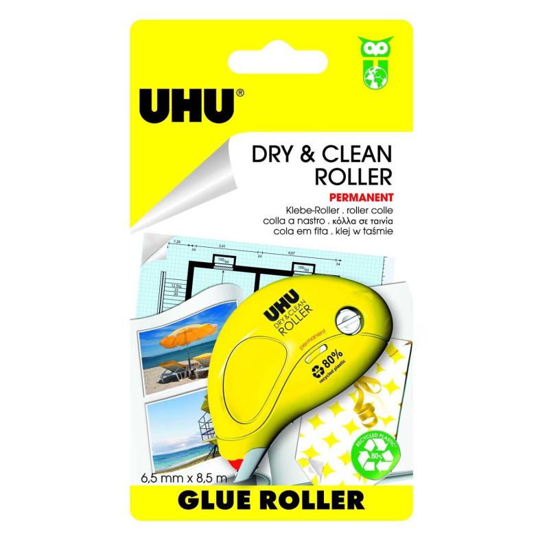 UHU Dry & Clean Roller permanent 6,5mm
