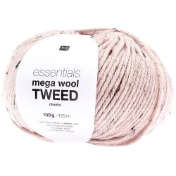 Rico Design Essentials Mega Wool Tweed chunky 100g 125m