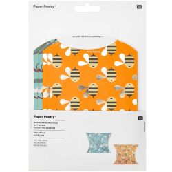 Paper Poetry Geschenkschachteln Bienen & Blüten 12x18cm 4 Stück