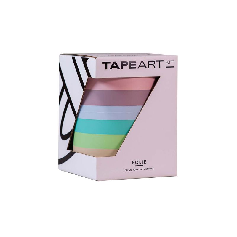TAPE ART KIT Tape Set Folie Pastell 20mm 15m 6teilig