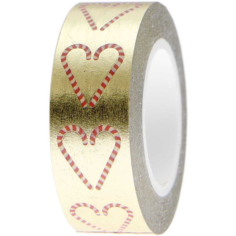 Paper Poetry Tape Candy Cane 1,5cm 10m