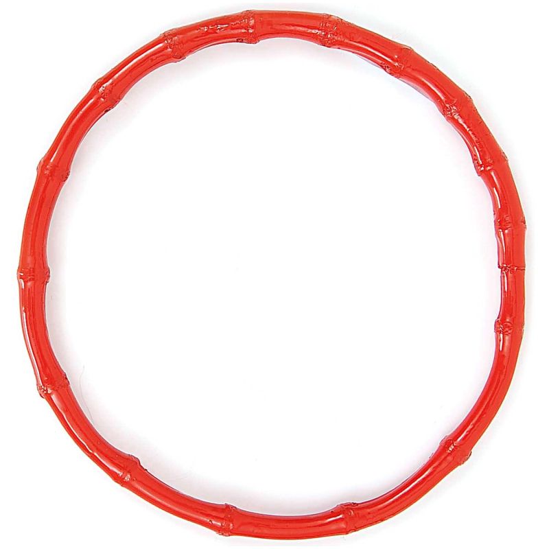 Rico Design Taschengriffe rund Bambus rot 15cm 2 Stück günstig online